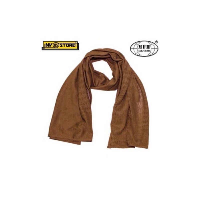 KEFIAH SCARF MESH MFH ORIGINALE SCIARPA SCIALLE RETE SNIPER MILITARE 160x70 TAN