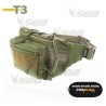 MARSUPIO VITA TRACOLLA SBB T3 in **VERA CORDURA** PORTA PISTOLA NERO MULTITASCHE