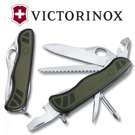 VICTORINOX SOLDIER GREEN COLTELLO SVIZZERO MULTIFUNZIONE SWISS KNIFE MULTITOOL