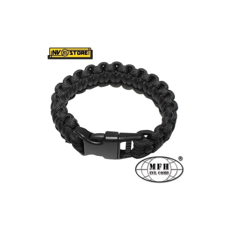 Bracciale Braccialetto PARACORD MFH 1,9 cm Corda Treccia Lunghezza 21, 23, 25 cm