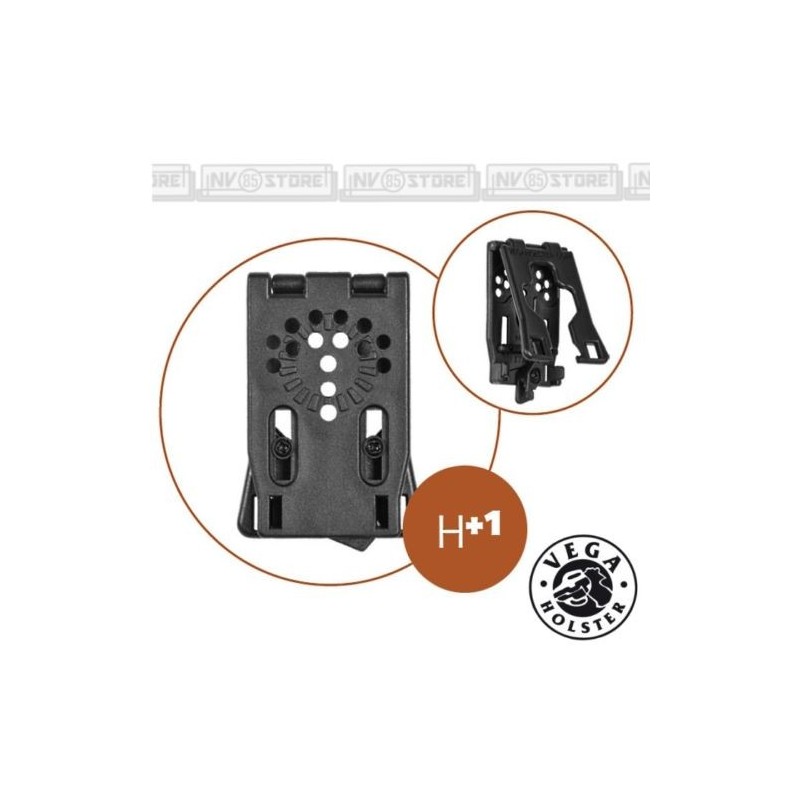 Passante Attacco Pistola VEGA HOLSTER in Polimero Stampato Apribile Regolabile