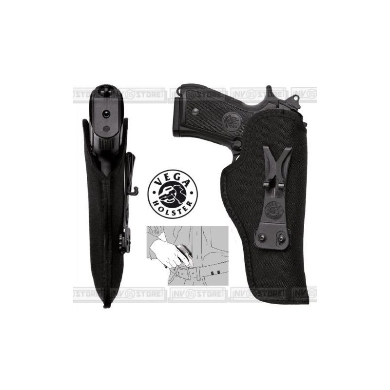Fondina Interna VEGA HOLSTER IU2 per Uso Interno Universale per Pistole Piccole