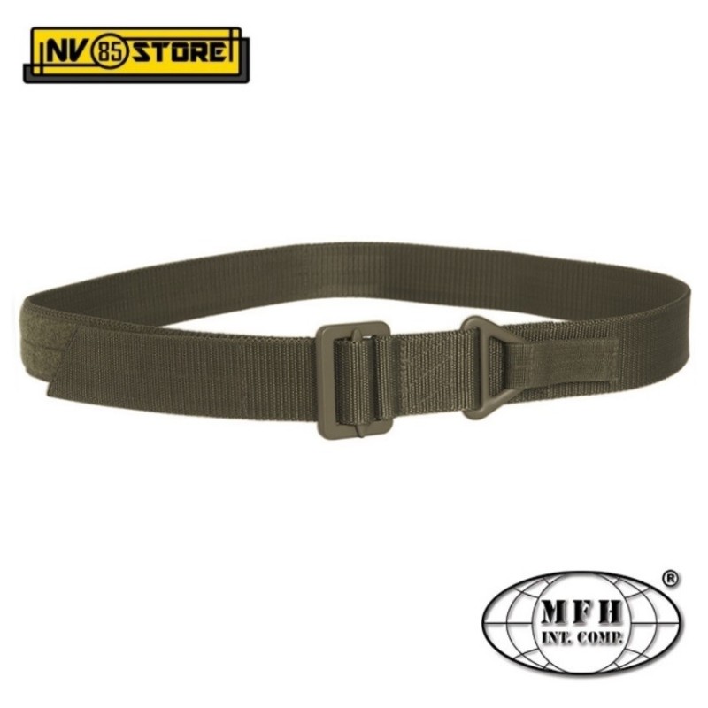 CINTURA CINTURONE MISSION MFH CON GANCIO DI SOCCORSO STRAPPO REGOLABILE 22373 OD