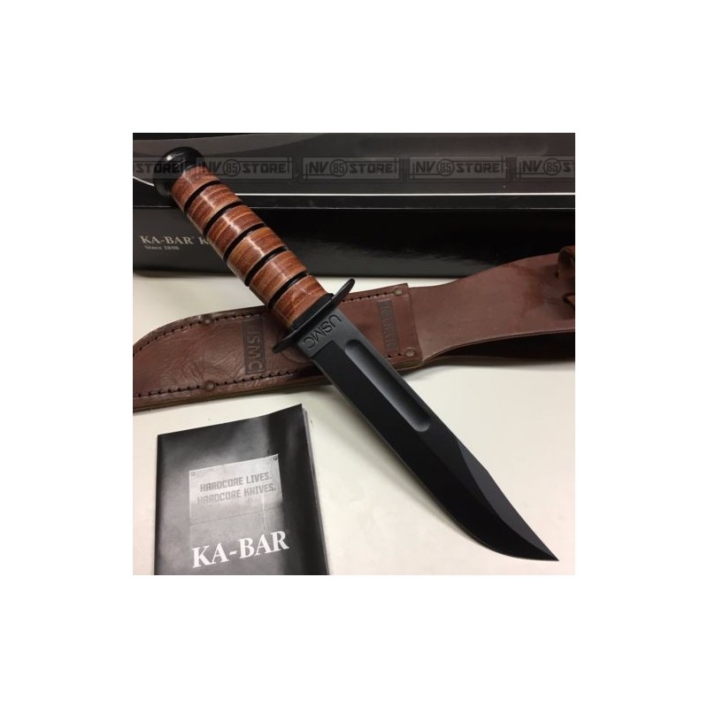 KNIFE COLTELLO KA-BAR USMC **ORIGINALE 100% MADE IN USA** SURVIVOR CACCIA (CFL)