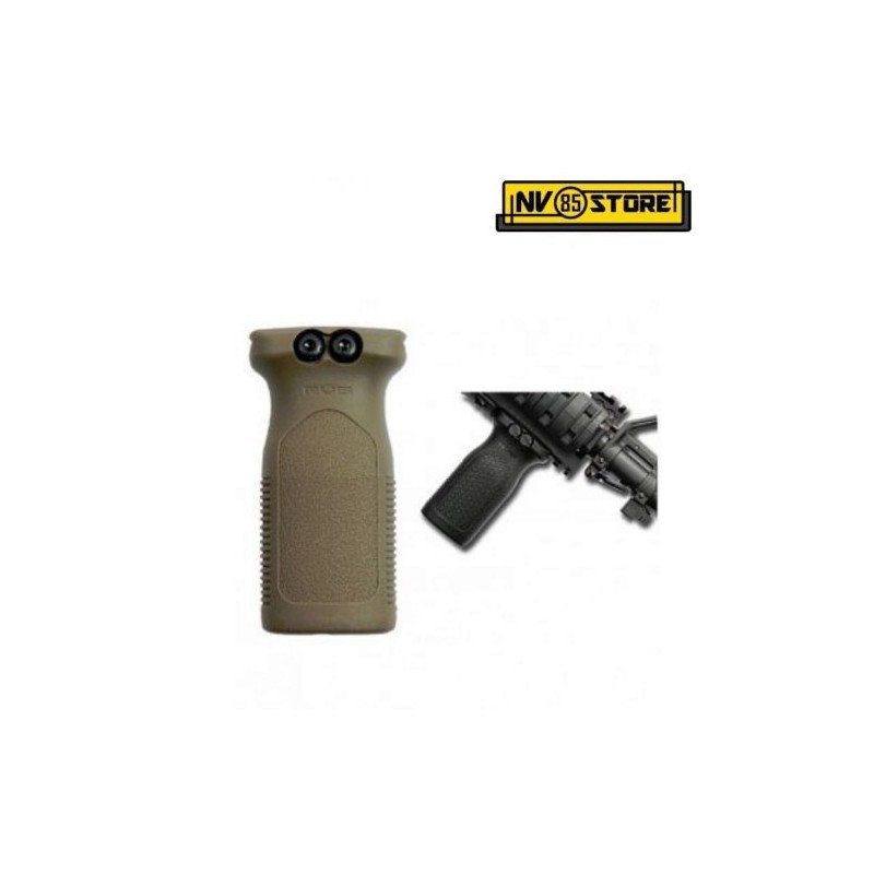 Impugnatura per Fucile Softair RVG Rail Verticale Fissa Grip Maniglia Desert