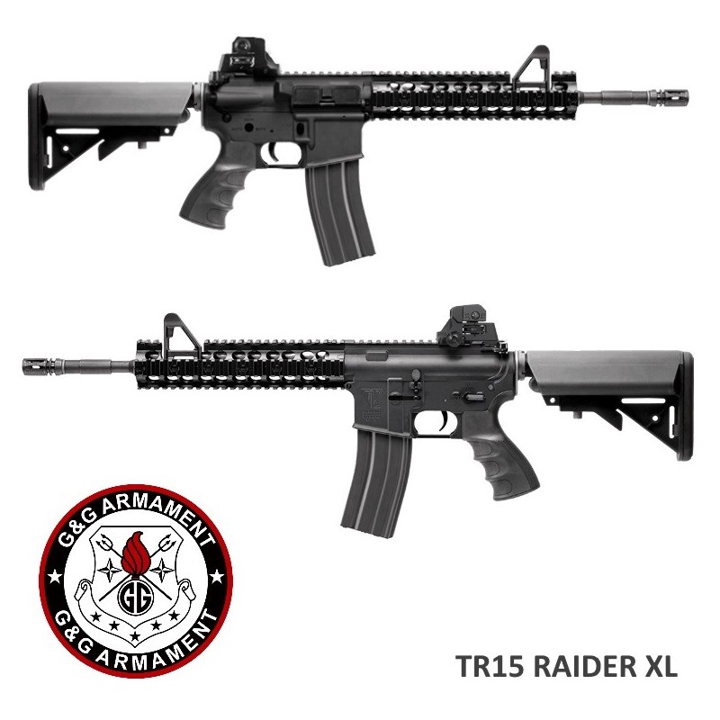 Fucile Elettrico G&G Armament TR15 Raider XL GG29SCB M4 Softair