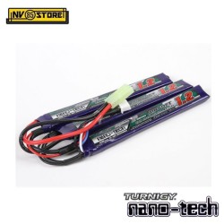 Batteria Lipo Litio TURNIGY NANO TECH 11,1V - 1200 mAh 15-25C per Fucili Softair