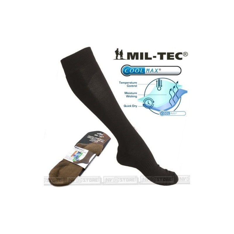 Calze COOLMAX MILTEC Traspiranti Socks Socken 4 STAGIONI Imbottite Tecniche BK