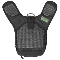 BORSA TRACOLLA MONOSPALLA MFH SHOULDER BAG MULTI TASCHE MILITARE SOFTAIR NERO BK