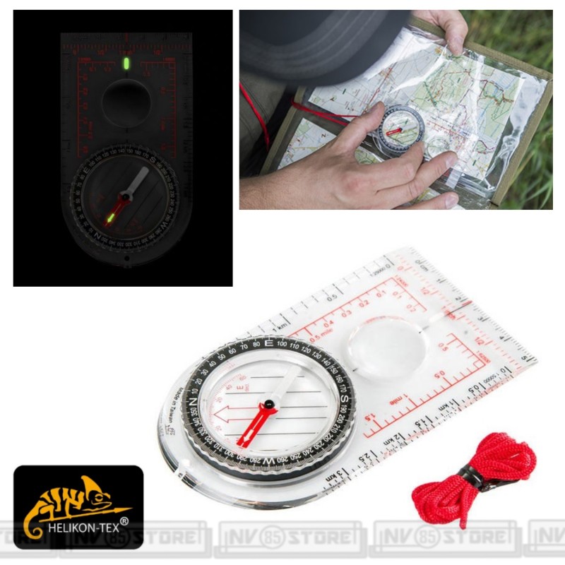 Bussola per Cartografia HELIKON-TEX Compass Scout MK2 MILITARE Cartografica