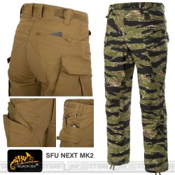 Pantaloni HELIKON-TEX SFU Next MK2 Pants Tattici Militari Outdoor TIGER STRIPE